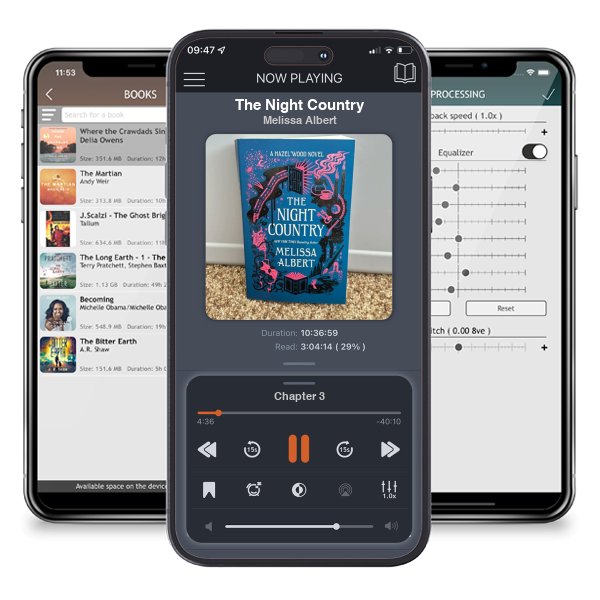 Download fo free audiobook The Night Country by Melissa Albert and listen anywhere on your iOS devices in the ListenBook app.