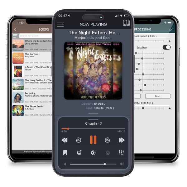 Download fo free audiobook The Night Eaters: Her Little Reapers (the Night Eaters Book #2) by Marjorie Liu and Sana Takeda and listen anywhere on your iOS devices in the ListenBook app.