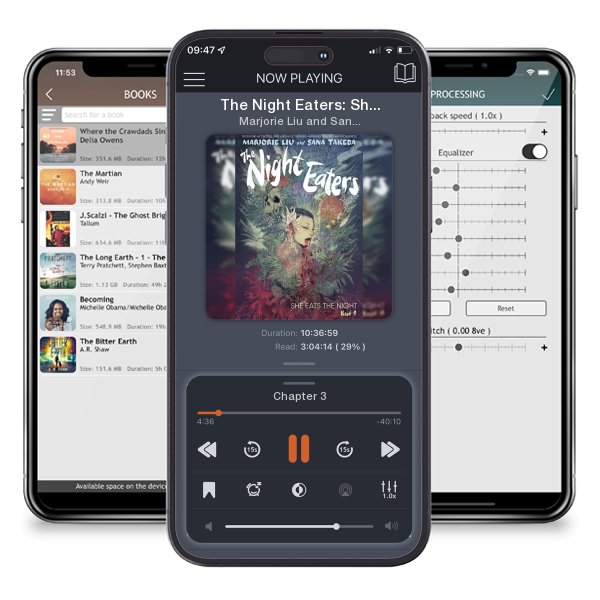 Download fo free audiobook The Night Eaters: She Eats the Night (the Night Eaters Book #1) by Marjorie Liu and Sana Takeda and listen anywhere on your iOS devices in the ListenBook app.