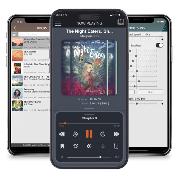 Download fo free audiobook The Night Eaters: She Eats the Night (The Night Eaters Book #1) by Marjorie Liu and listen anywhere on your iOS devices in the ListenBook app.