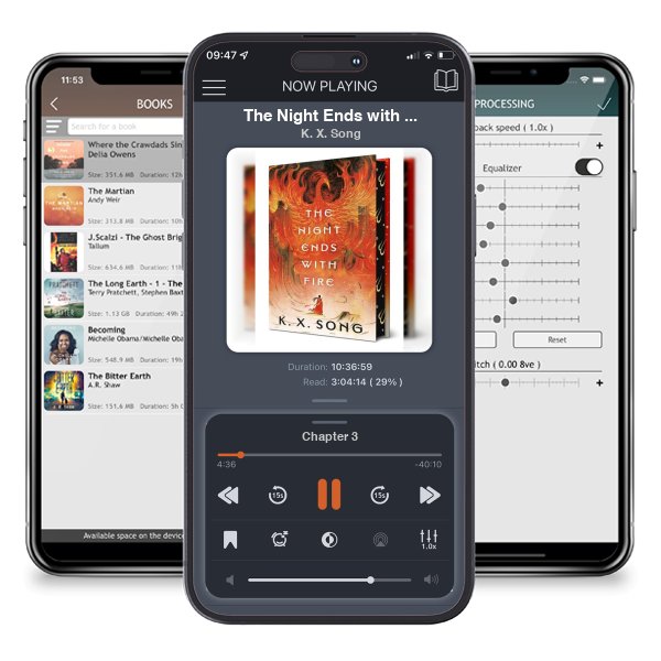 Download fo free audiobook The Night Ends with Fire by K. X. Song and listen anywhere on your iOS devices in the ListenBook app.