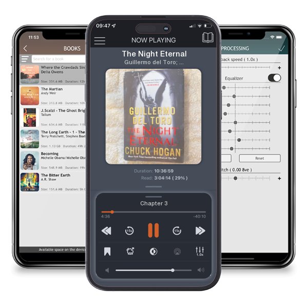 Download fo free audiobook The Night Eternal by Guillermo del Toro; Chuck Hogan and listen anywhere on your iOS devices in the ListenBook app.