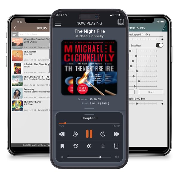Download fo free audiobook The Night Fire by Michael Connelly and listen anywhere on your iOS devices in the ListenBook app.