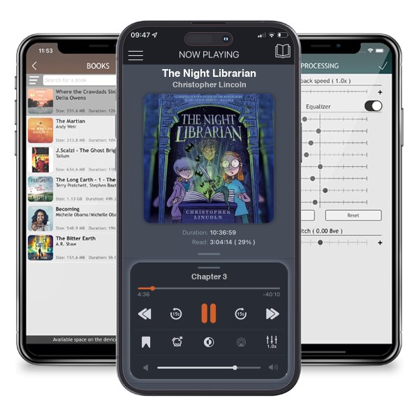 Download fo free audiobook The Night Librarian by Christopher Lincoln and listen anywhere on your iOS devices in the ListenBook app.