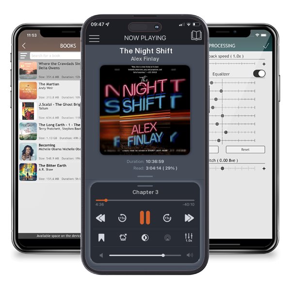 Download fo free audiobook The Night Shift by Alex Finlay and listen anywhere on your iOS devices in the ListenBook app.