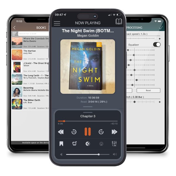 Download fo free audiobook The Night Swim (BOTM) by Megan Goldin and listen anywhere on your iOS devices in the ListenBook app.