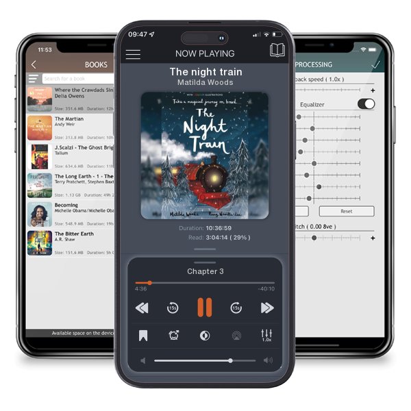 Download fo free audiobook The night train by Matilda Woods and listen anywhere on your iOS devices in the ListenBook app.