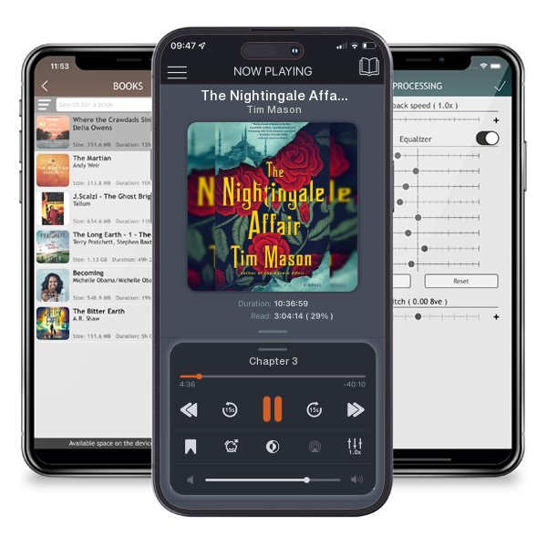 Download fo free audiobook The Nightingale Affair by Tim Mason and listen anywhere on your iOS devices in the ListenBook app.