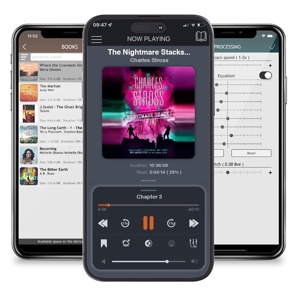 Download fo free audiobook The Nightmare Stacks (Laundry Files, #7) by Charles Stross and listen anywhere on your iOS devices in the ListenBook app.