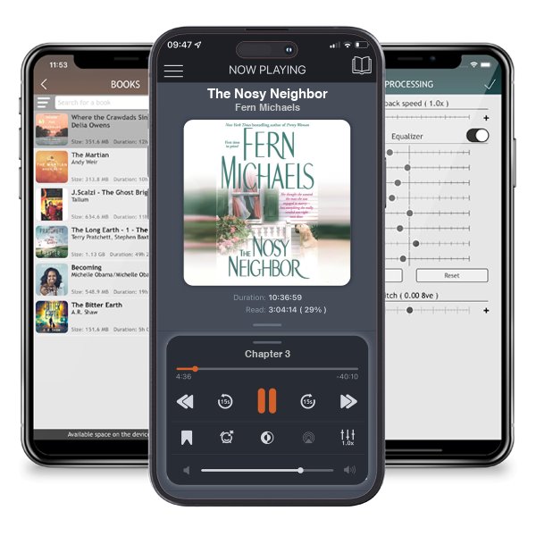 Download fo free audiobook The Nosy Neighbor by Fern Michaels and listen anywhere on your iOS devices in the ListenBook app.