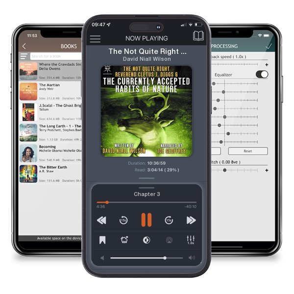 Download fo free audiobook The Not Quite Right Reverend Cletus J. Diggs & the Currently Accepted Habits of Nature by David Niall Wilson and listen anywhere on your iOS devices in the ListenBook app.