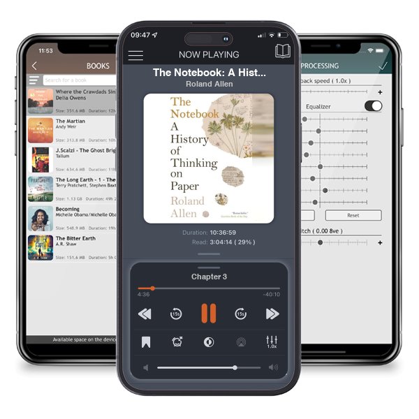 Download fo free audiobook The Notebook: A History of Thinking on Paper by Roland Allen and listen anywhere on your iOS devices in the ListenBook app.