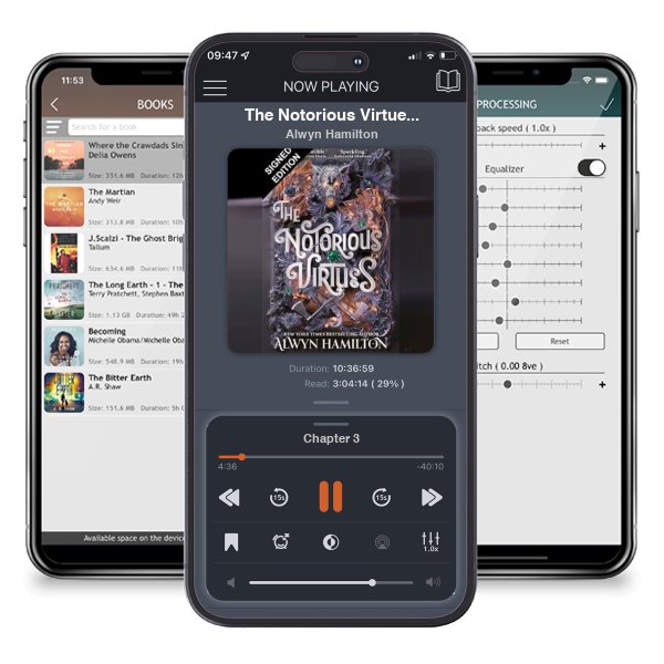 Download fo free audiobook The Notorious Virtues: Signed Edition by Alwyn Hamilton and listen anywhere on your iOS devices in the ListenBook app.