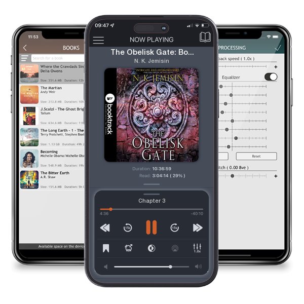 Download fo free audiobook The Obelisk Gate: Booktrack Edition by N. K. Jemisin and listen anywhere on your iOS devices in the ListenBook app.