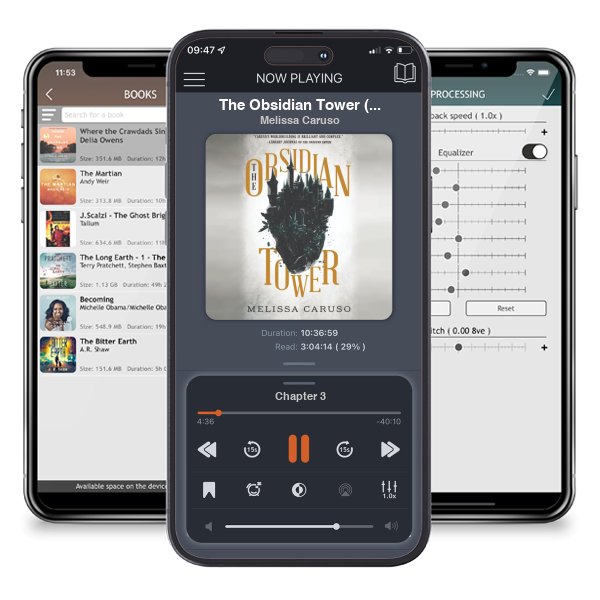 Download fo free audiobook The Obsidian Tower (Rooks and Ruin, #1) by Melissa Caruso and listen anywhere on your iOS devices in the ListenBook app.