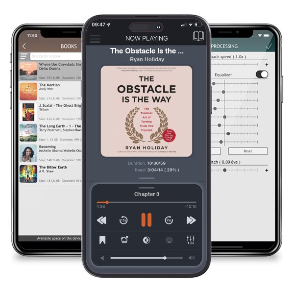 Download fo free audiobook The Obstacle Is the Way: The Timeless Art of Turning Trials into Triumph by Ryan Holiday and listen anywhere on your iOS devices in the ListenBook app.