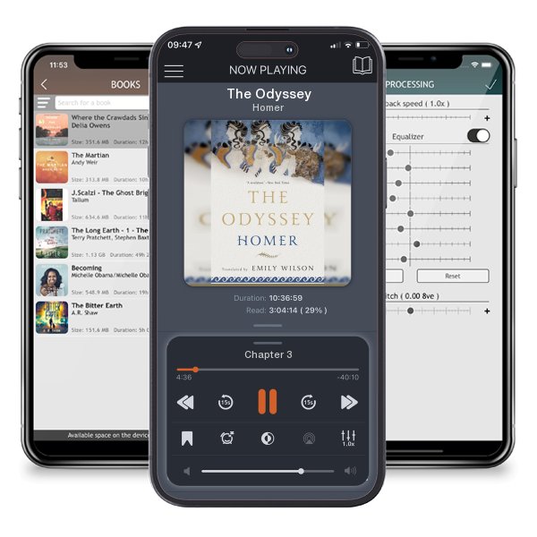 Download fo free audiobook The Odyssey by Homer and listen anywhere on your iOS devices in the ListenBook app.