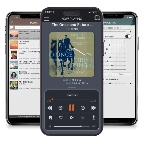 Download fo free audiobook The Once and Future King by T H White and listen anywhere on your iOS devices in the ListenBook app.
