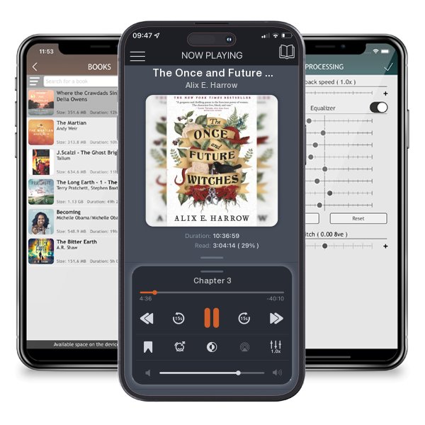 Download fo free audiobook The Once and Future Witches by Alix E. Harrow and listen anywhere on your iOS devices in the ListenBook app.
