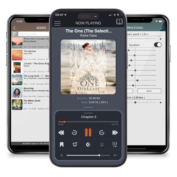 Download fo free audiobook The One (The Selection, #3) by Kiera Cass and listen anywhere on your iOS devices in the ListenBook app.