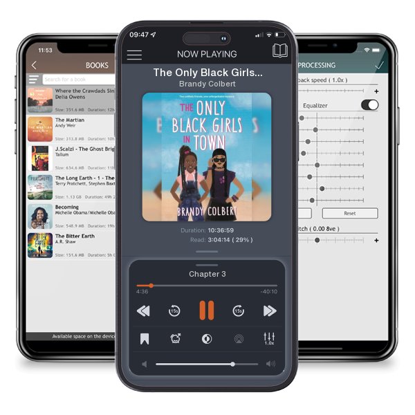 Download fo free audiobook The Only Black Girls in Town by Brandy Colbert and listen anywhere on your iOS devices in the ListenBook app.