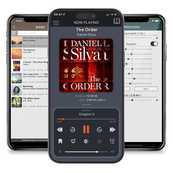 Download fo free audiobook The Order by Daniel Silva and listen anywhere on your iOS devices in the ListenBook app.