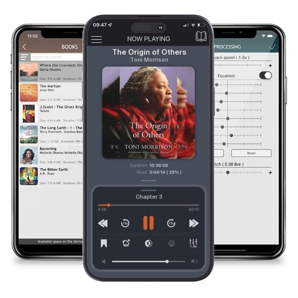 Download fo free audiobook The Origin of Others by Toni Morrison and listen anywhere on your iOS devices in the ListenBook app.