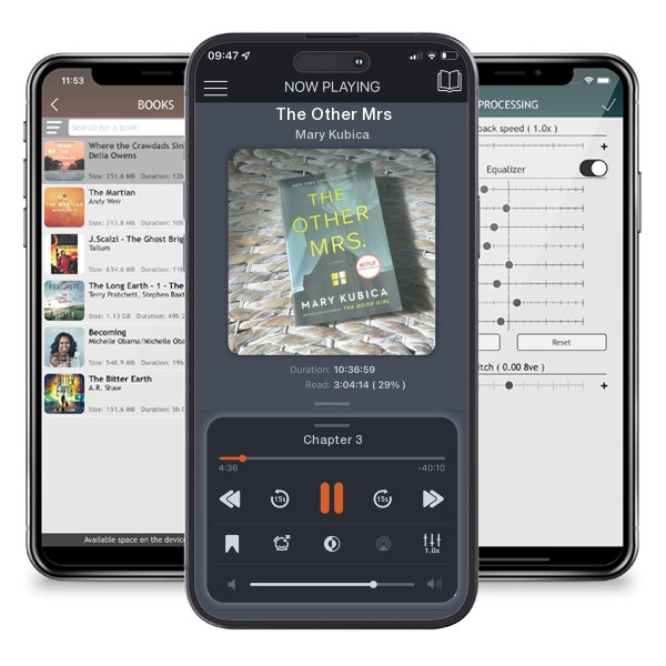 Download fo free audiobook The Other Mrs by Mary Kubica and listen anywhere on your iOS devices in the ListenBook app.