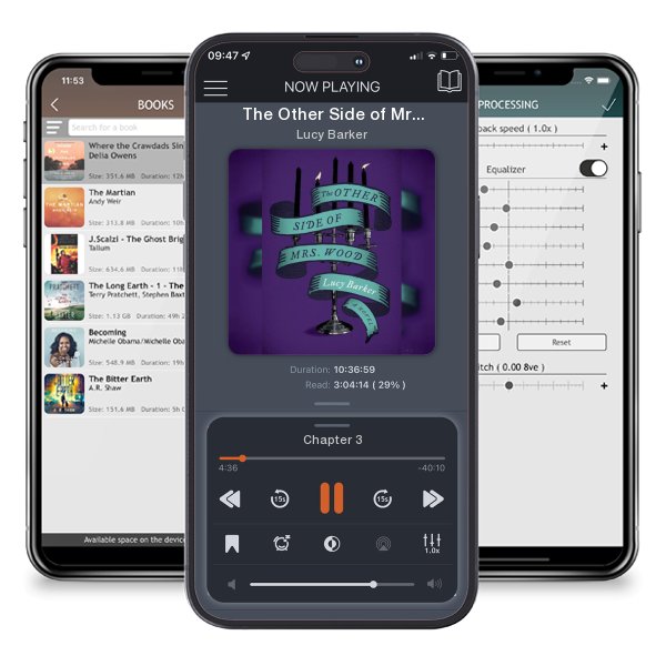 Download fo free audiobook The Other Side of Mrs. Wood by Lucy Barker and listen anywhere on your iOS devices in the ListenBook app.