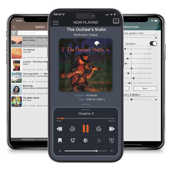Download fo free audiobook The Outlaw's Violin by Nicholas Clapp and listen anywhere on your iOS devices in the ListenBook app.