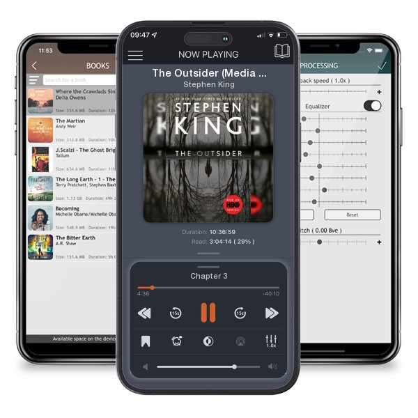 Download fo free audiobook The Outsider (Media Tie-In) by Stephen King and listen anywhere on your iOS devices in the ListenBook app.