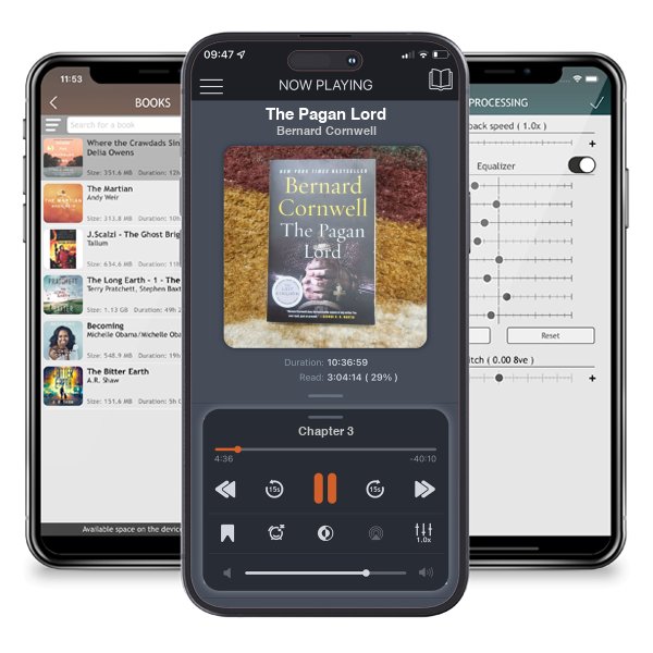 Download fo free audiobook The Pagan Lord by Bernard Cornwell and listen anywhere on your iOS devices in the ListenBook app.