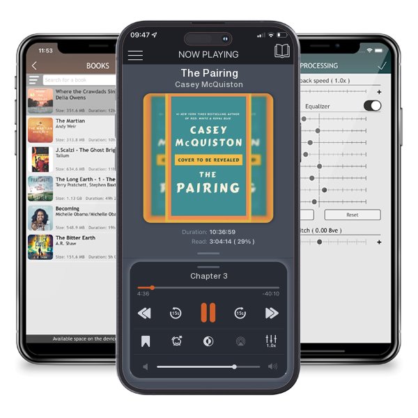 Download fo free audiobook The Pairing by Casey McQuiston and listen anywhere on your iOS devices in the ListenBook app.