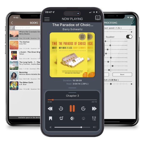 Download fo free audiobook The Paradox of Choice: Why More Is Less by Barry Schwartz and listen anywhere on your iOS devices in the ListenBook app.