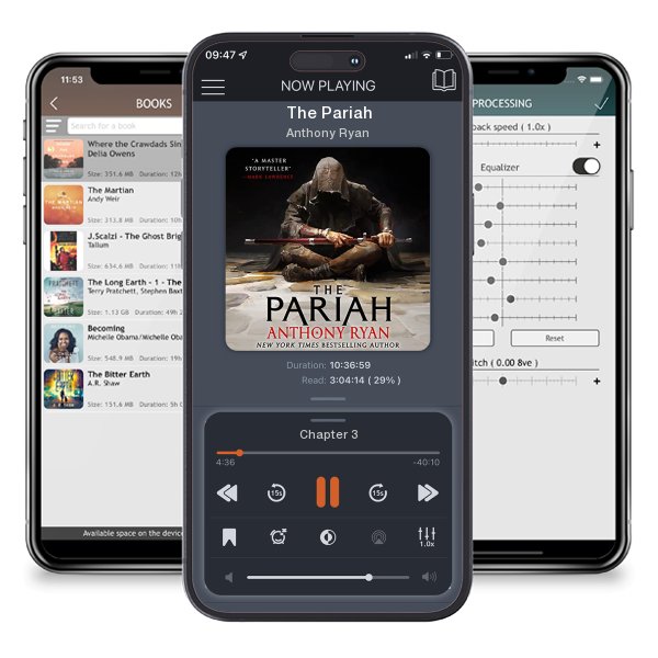 Download fo free audiobook The Pariah by Anthony Ryan and listen anywhere on your iOS devices in the ListenBook app.