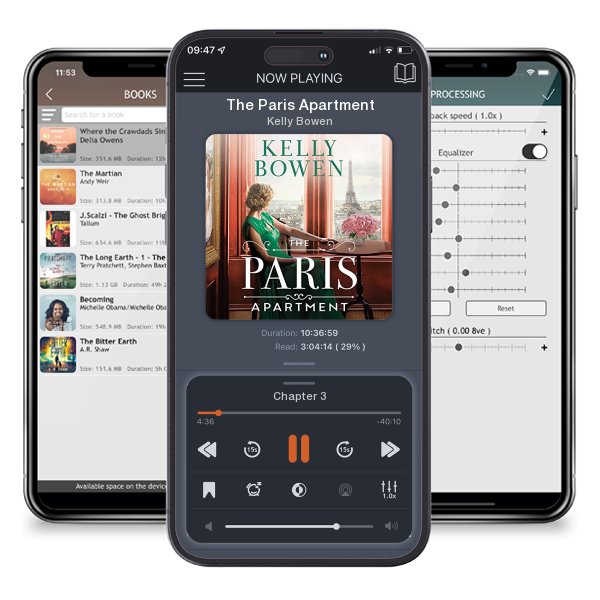 Download fo free audiobook The Paris Apartment by Kelly Bowen and listen anywhere on your iOS devices in the ListenBook app.
