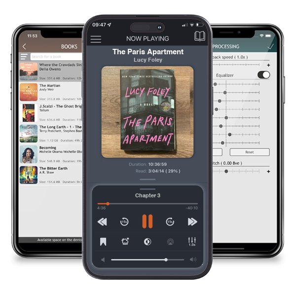 Download fo free audiobook The Paris Apartment by Lucy Foley and listen anywhere on your iOS devices in the ListenBook app.