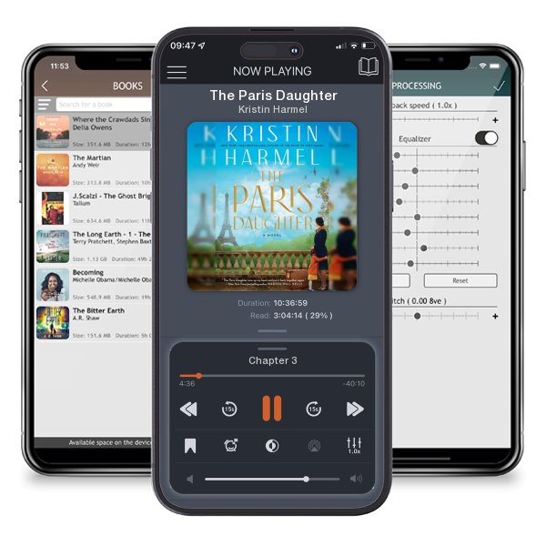 Download fo free audiobook The Paris Daughter by Kristin Harmel and listen anywhere on your iOS devices in the ListenBook app.