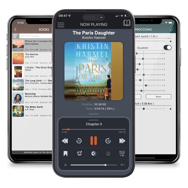 Download fo free audiobook The Paris Daughter by Kristin Harmel and listen anywhere on your iOS devices in the ListenBook app.