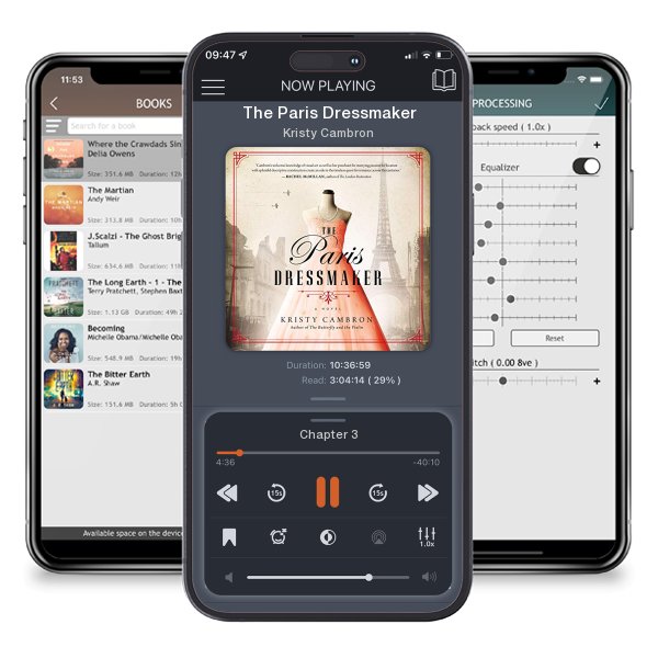 Download fo free audiobook The Paris Dressmaker by Kristy Cambron and listen anywhere on your iOS devices in the ListenBook app.