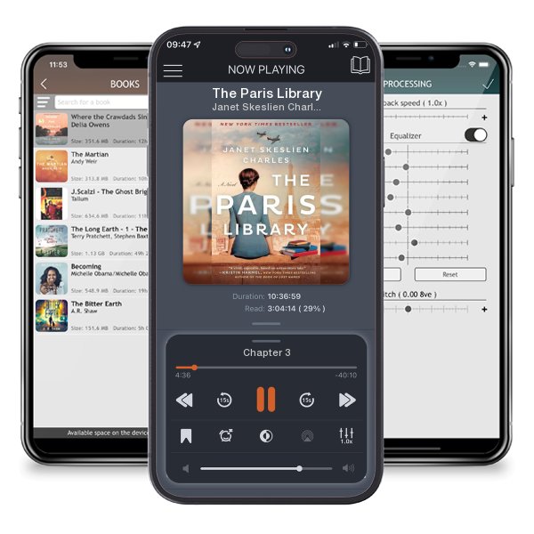 Download fo free audiobook The Paris Library by Janet Skeslien Charles and listen anywhere on your iOS devices in the ListenBook app.