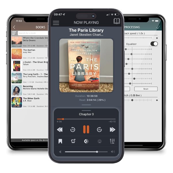 Download fo free audiobook The Paris Library by Janet Skeslien Charles and listen anywhere on your iOS devices in the ListenBook app.