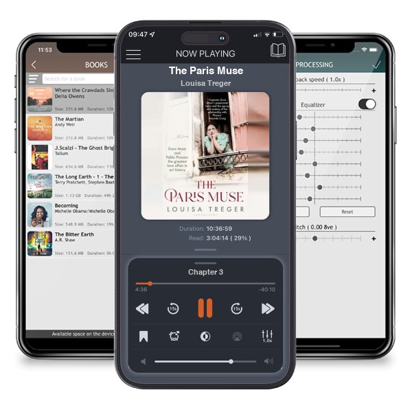 Download fo free audiobook The Paris Muse by Louisa Treger and listen anywhere on your iOS devices in the ListenBook app.