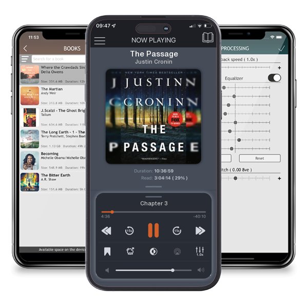 Download fo free audiobook The Passage by Justin Cronin and listen anywhere on your iOS devices in the ListenBook app.