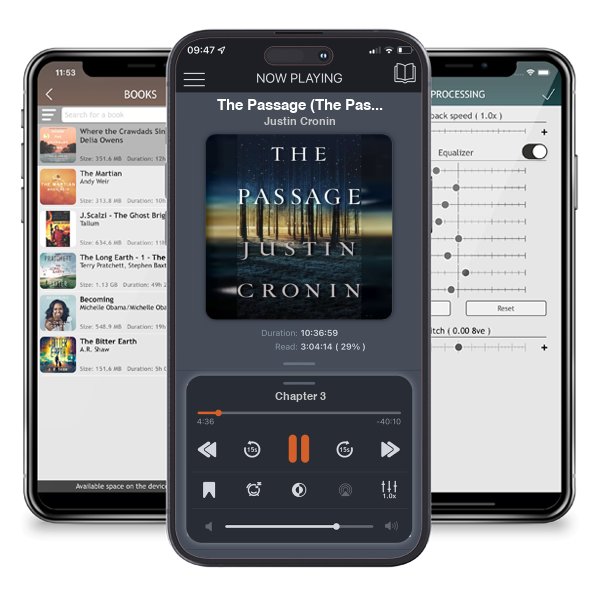 Download fo free audiobook The Passage (The Passage, #1) by Justin Cronin and listen anywhere on your iOS devices in the ListenBook app.