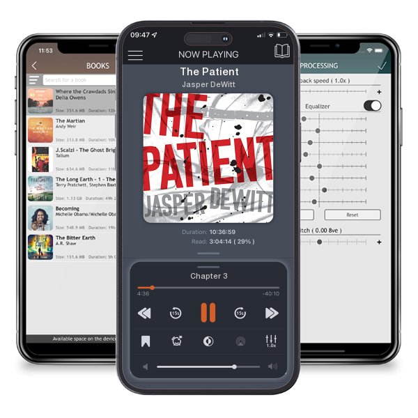 Download fo free audiobook The Patient by Jasper DeWitt and listen anywhere on your iOS devices in the ListenBook app.