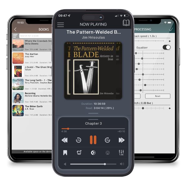 Download fo free audiobook The Pattern-Welded Blade: Artistry in Iron by Jim Hrisoulas and listen anywhere on your iOS devices in the ListenBook app.