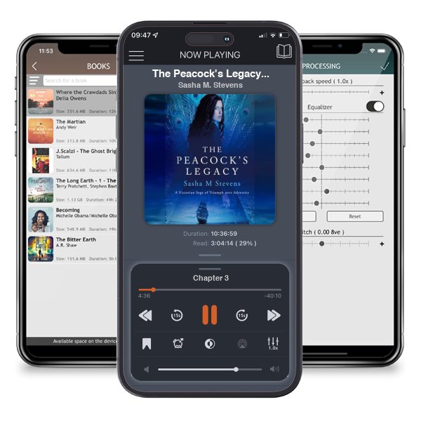 Download fo free audiobook The Peacock\'s Legacy: A Victorian Saga of Triumph over Adversity by Sasha M. Stevens and listen anywhere on your iOS devices in the ListenBook app.