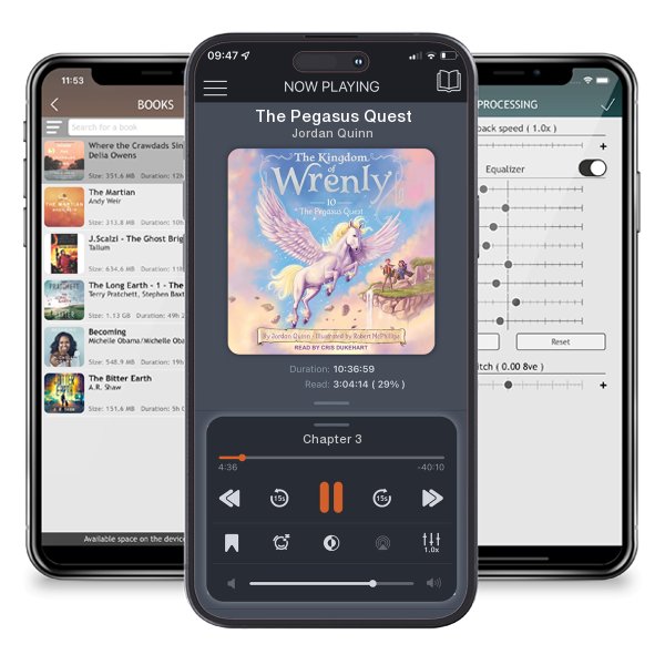 Download fo free audiobook The Pegasus Quest by Jordan Quinn and listen anywhere on your iOS devices in the ListenBook app.