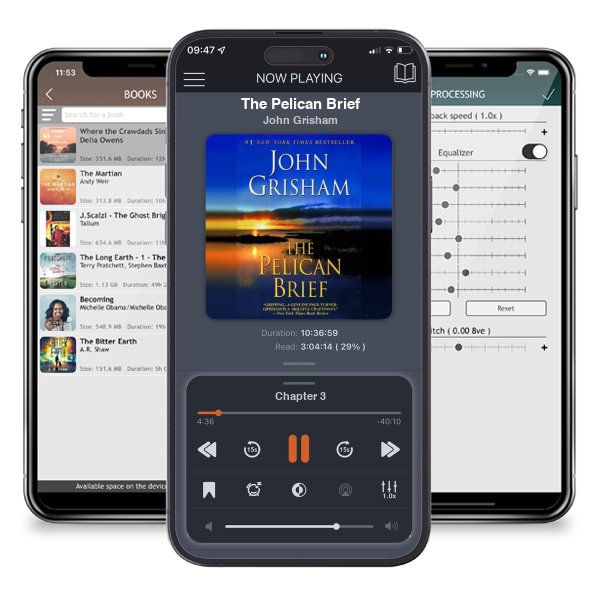 Download fo free audiobook The Pelican Brief by John Grisham and listen anywhere on your iOS devices in the ListenBook app.